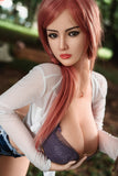 US Stock - 161cm Stacey #266 Silicone Head Sex Doll TPE Body Pink Hair BBW Adult Love Doll