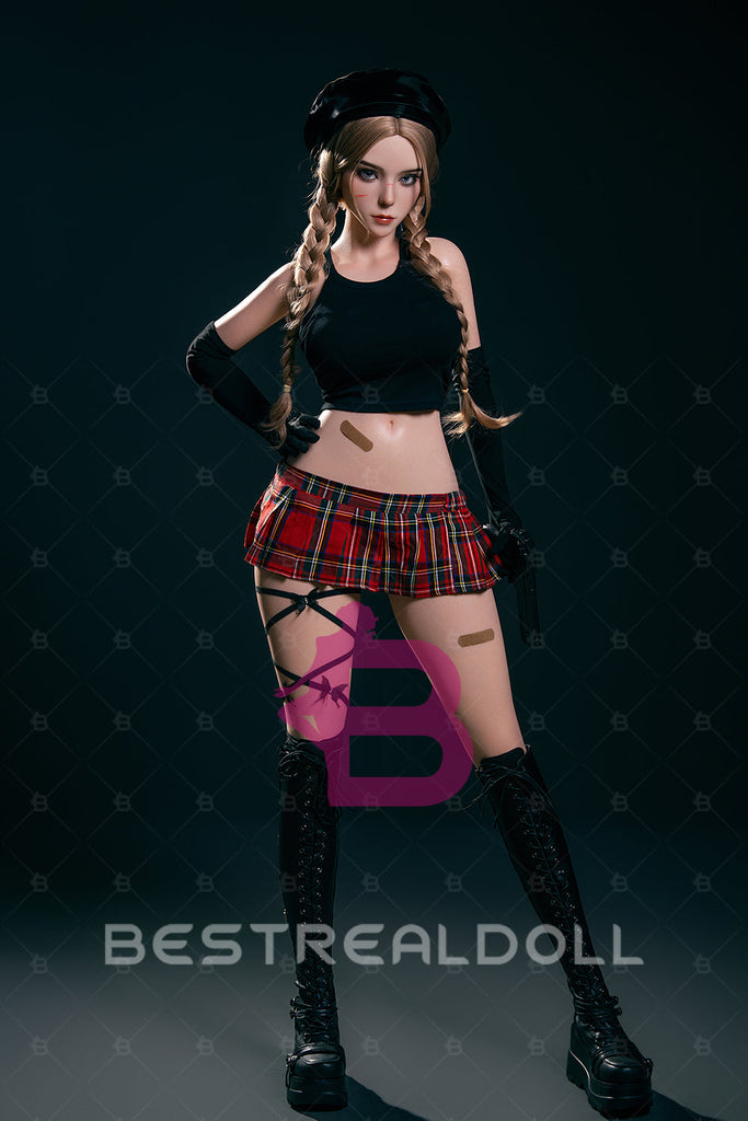 US Stock - Vionnet 164cm S37 Full Silicone Sex Doll Natural Skin Silicone Adult Love Doll (Free 2ND Head)