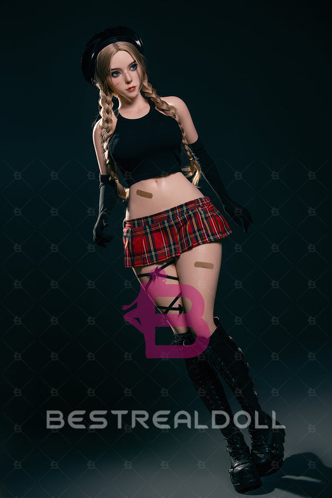 US Stock - Vionnet 164cm S37 Full Silicone Sex Doll Natural Skin Silicone Adult Love Doll (Free 2ND Head)