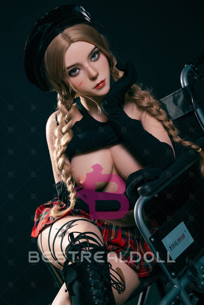 US Stock - Vionnet 164cm S37 Full Silicone Sex Doll Natural Skin Silicone Adult Love Doll (Free 2ND Head)