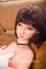 Load image into Gallery viewer, US Stock - RIDMII 163cm Momo Unique Design Short Hair Medium Boobs Sex Doll Silicone Head TPE Body Realistic Love Doll