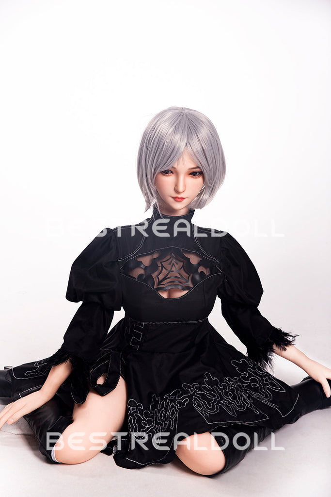 US Stock - RIDMII 163cm Unique Design Momo Plus Cosplay Medium Boobs Sex Doll Silicone Head TPE Body Love Doll