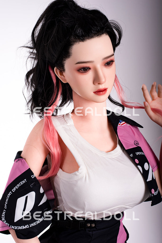 US Stock - RIDMII 163cm Unique Design Muncey Plus Silicone Head Sex Doll TPE Body Medium Boobs Love Doll