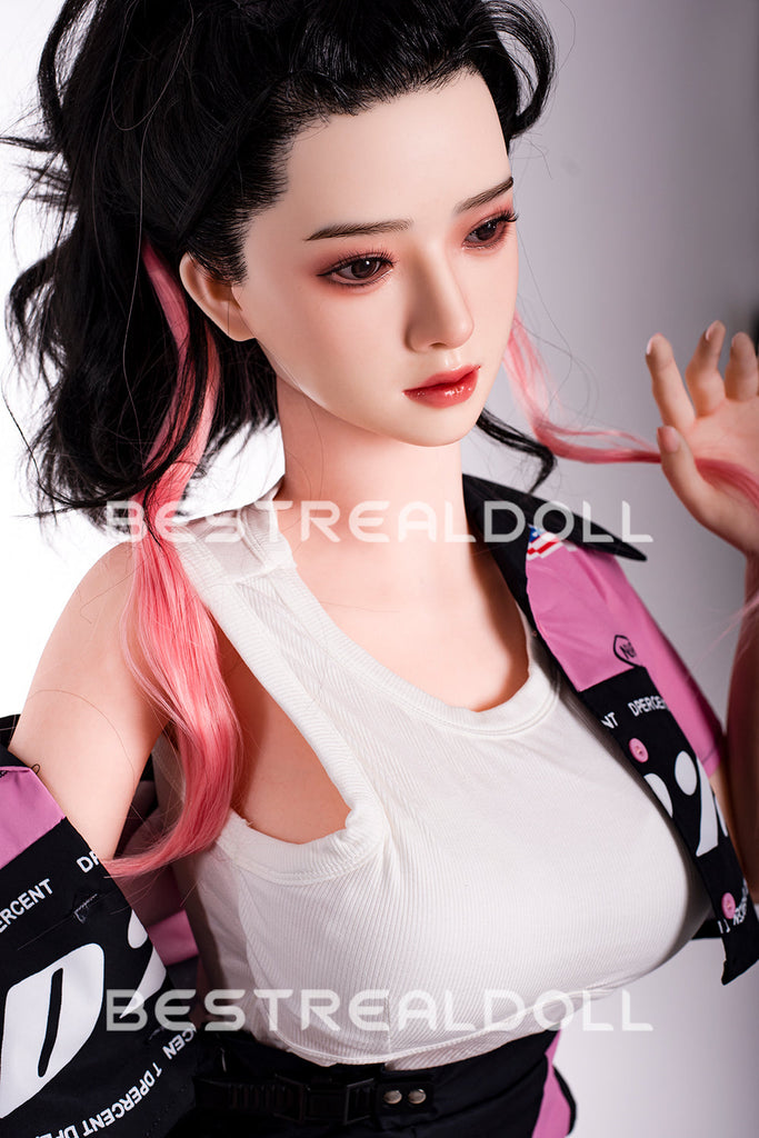 US Stock - RIDMII 163cm Unique Design Muncey Plus Silicone Head Sex Doll TPE Body Medium Boobs Love Doll