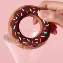 Load image into Gallery viewer, Doughnut Heating Vibrating Cock Ring