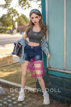 Load image into Gallery viewer, US Stock -Tindra 150cm K171 Full Jelly Breasts Silicone ROS Sex Doll Movable Jaw Silicone Adult Love Doll