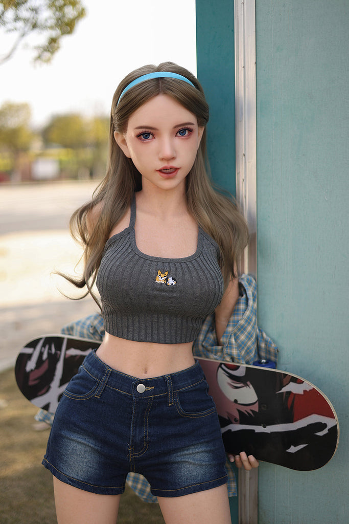 US Stock -Tindra 150cm K171 Full Jelly Breasts Silicone ROS Sex Doll Movable Jaw Silicone Adult Love Doll