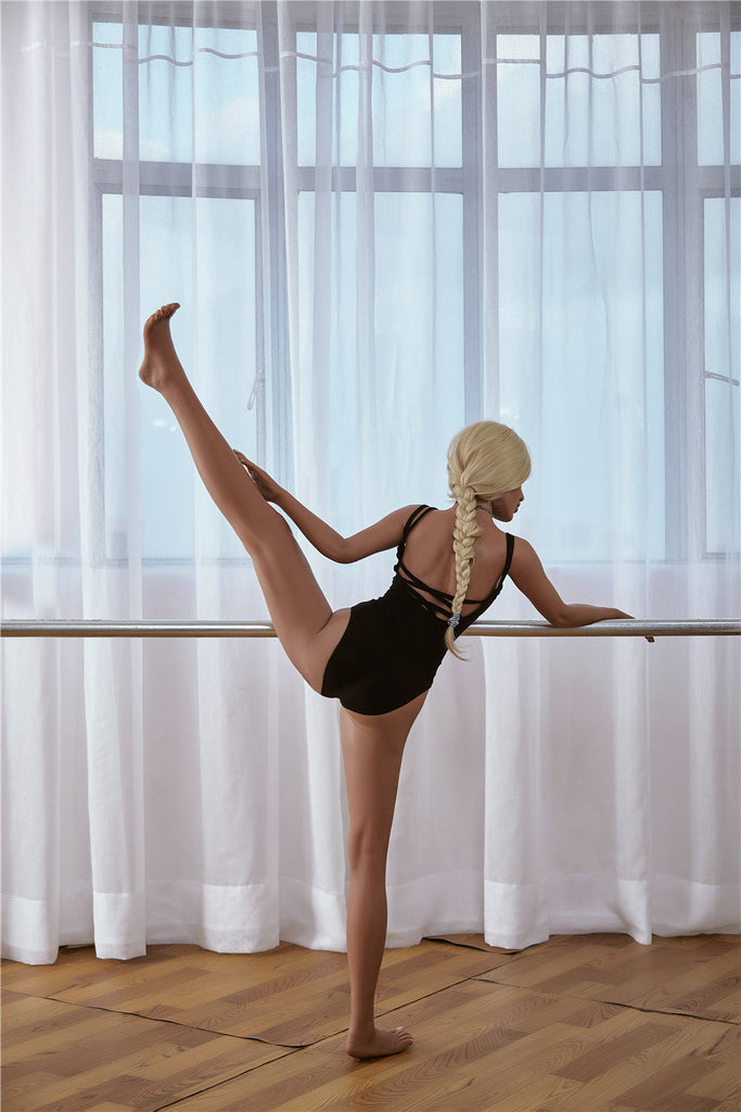 US Stock - Irontechdoll Victoria Plus 150cm #50 Head Small Breasts TPE Sex Doll Gymnast Style