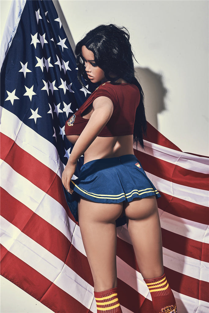 US Stock - Irontechdoll Jane 163cm #56 Head Realistic BBW TPE Sex Doll Football Girl