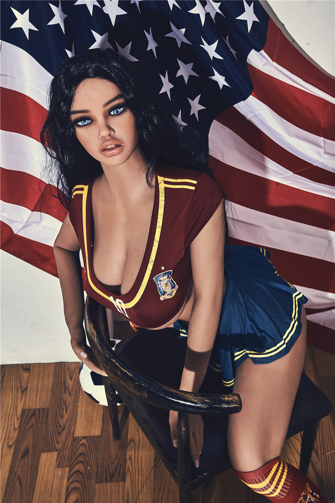 US Stock - Irontechdoll Jane 163cm #56 Head Realistic BBW TPE Sex Doll Football Girl