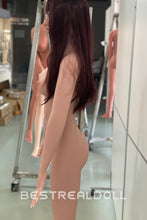 Load image into Gallery viewer, US Stock - RIDMII Lauren Unique Design 166cm TPE Body with Soft Silicone #624E Movable Jaw ROS Head Oral Sex Mouth Adult Love Doll