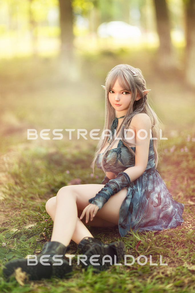 US Stock - RIDMII Aggie Unique Design 163cm Genie Sex Doll Silicone Head Elf Medium Breasts App-Controlled Love Doll