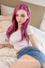 Load image into Gallery viewer, US Stock - Jacintha 160cm #58 B-cup Sex Doll Red Hair Jelly Breasts Realistic Love Doll