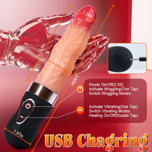 Load image into Gallery viewer, Raw Torque Heating S-Wave Dildo