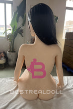 Load image into Gallery viewer, US Stock - Angie Silicone ROS Head Sex Doll TPE Body Oral Sex Small Boobs Movable Jaw Love Doll