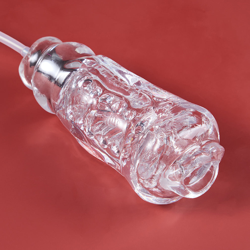 Longe Vortex Pump Vacuum Suction Masturbator with Vibration