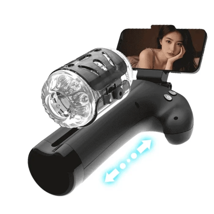Toyshcool Hands-Free Male Masturbator with Adjustable Stroke & Sleeve Tightness