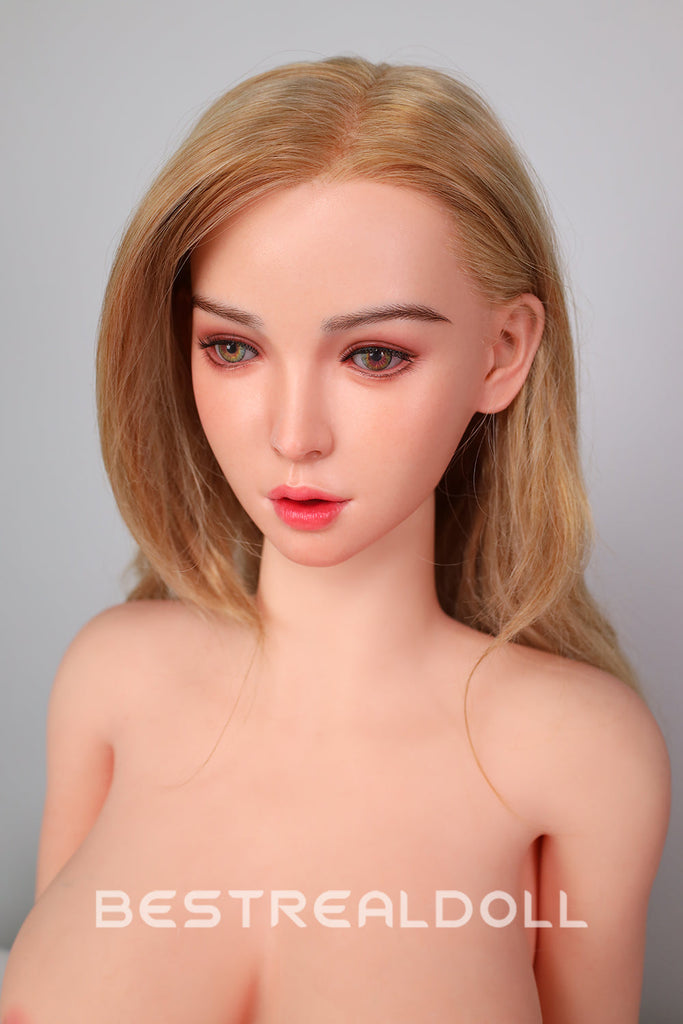 US Stock - Kira 163cm Natural Skin Sex Doll Silicone Head TPE Body Jelly Breasts Adult Love Doll