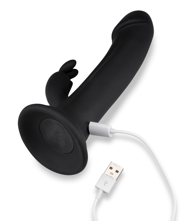 Acrobat rabbit vibrator with suction cup