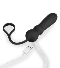 Load image into Gallery viewer, Adele vibrating anal plug and cock ring