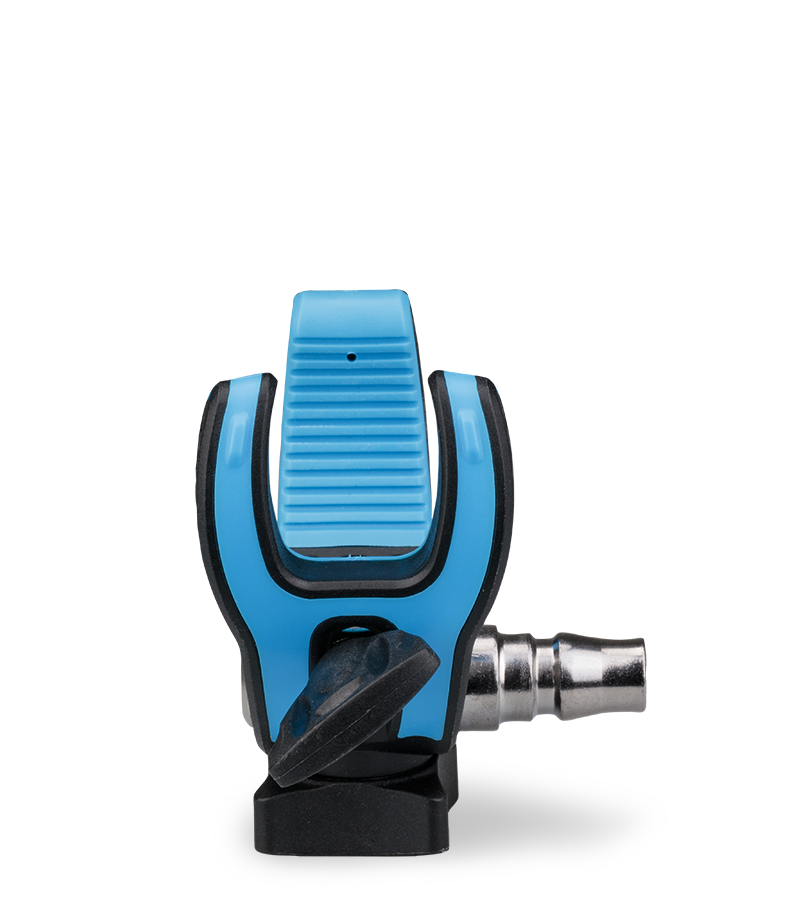 Adjustable clamp attachment for dildo