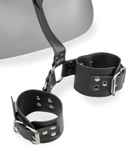 Load image into Gallery viewer, Adjustable faux leather neck and wrist restraint