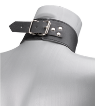 Load image into Gallery viewer, Adjustable faux leather neck and wrist restraint