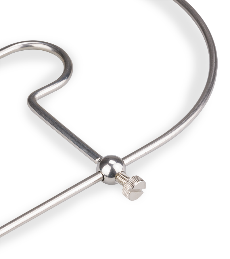 Adjustable metal ball gag