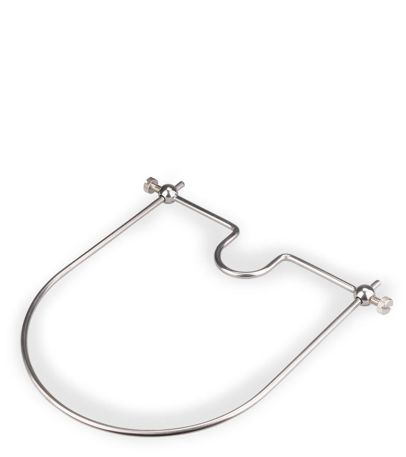 Adjustable metal ball gag