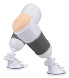 Adjustable suction-cup vagina masturbator