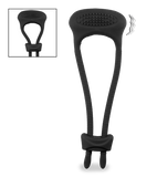 Adjustable vibrating cock ring