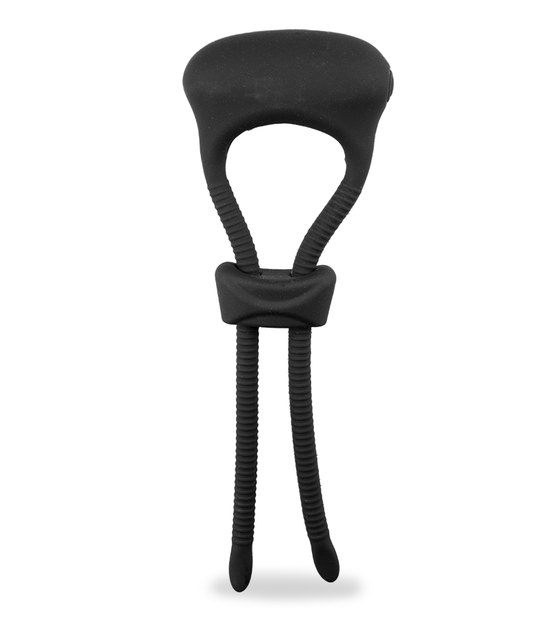 Adjustable vibrating cock ring