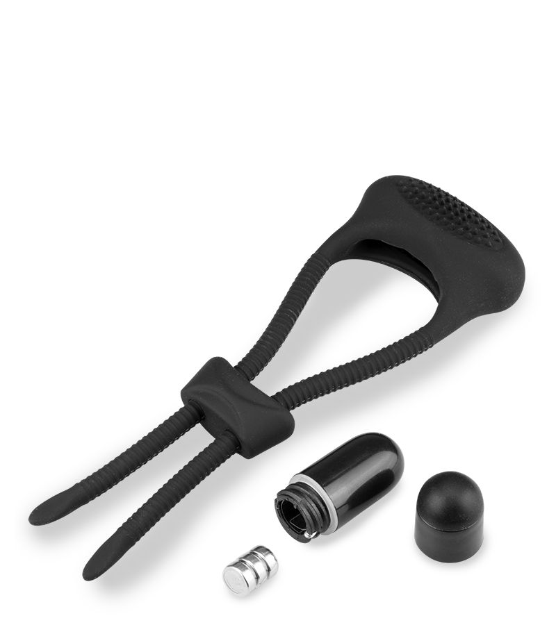 Adjustable vibrating cock ring