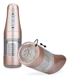 Alligator thrusting and rotating masturbator