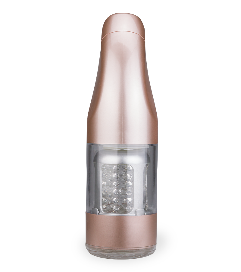 Alligator thrusting and rotating masturbator