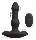 Alto remote-controlled vibrating and thrusting butt plug