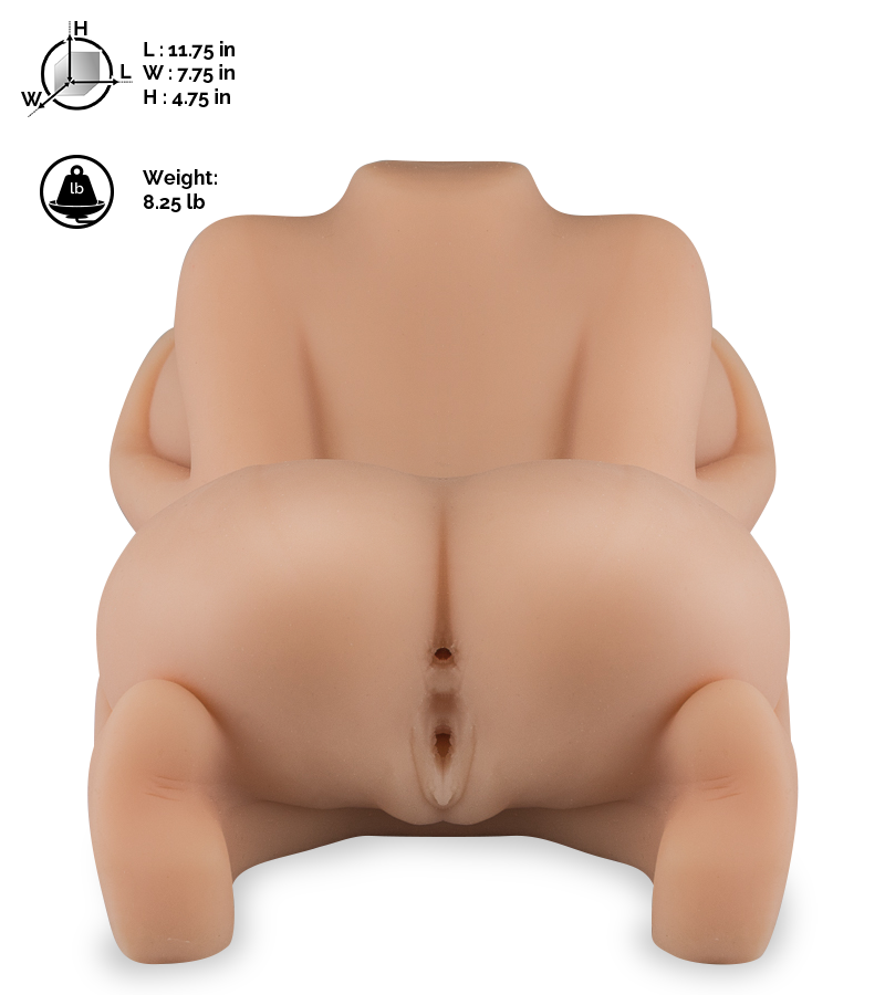 Amandine doggy-style torso 8.50 lb