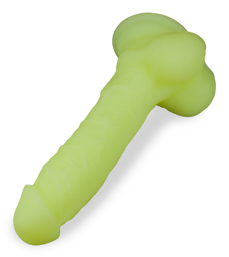 Amazing Glow glow-in-the-dark  suction-cup dildo