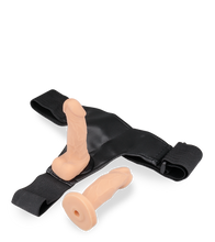 Load image into Gallery viewer, Anal strap-on harness with two mini dildos