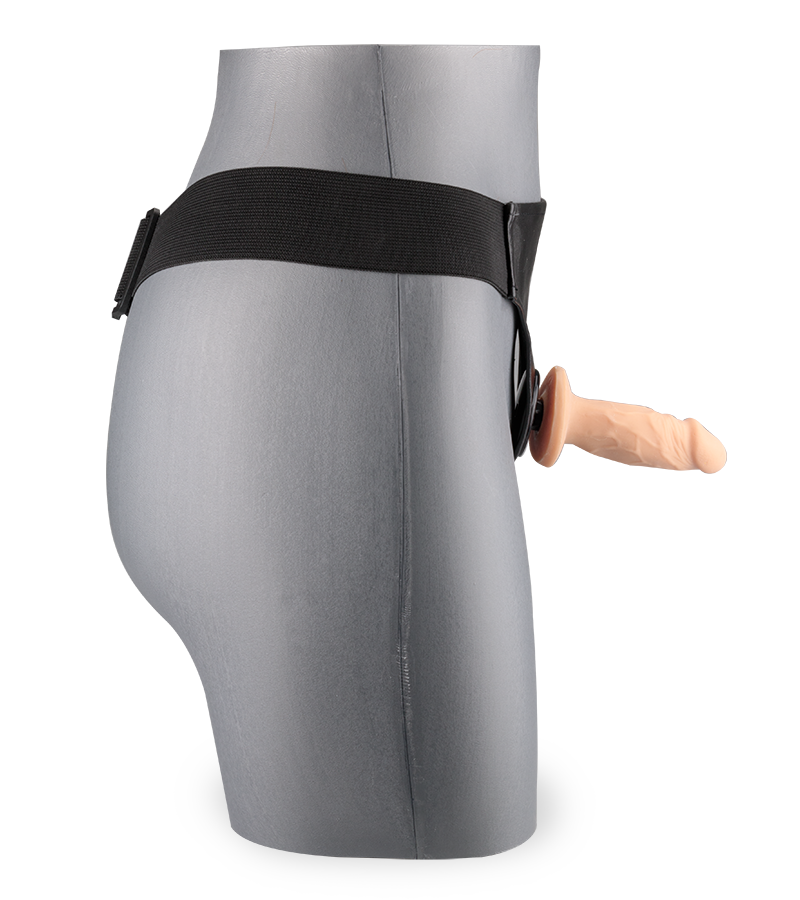 Anal strap-on harness with two mini dildos