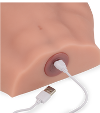 Load image into Gallery viewer, Andrew male torso with thrusting 6.25-inch penis