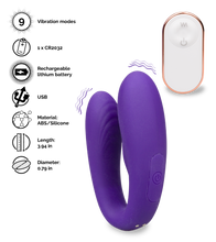 Load image into Gallery viewer, Arrow remote control couple&#039;s vibrator