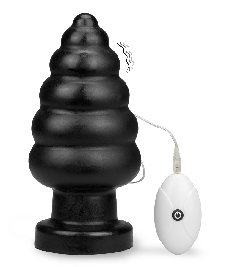 Ascender vibrating suction cup butt plug