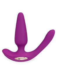 Load image into Gallery viewer, Athena butt plug with testicle or clit stimulator