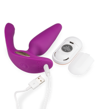 Load image into Gallery viewer, Athena butt plug with testicle or clit stimulator