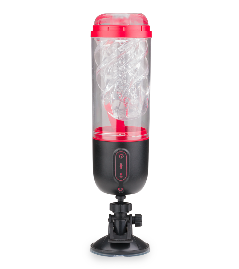 Audacious sucking and vibrating masturbator