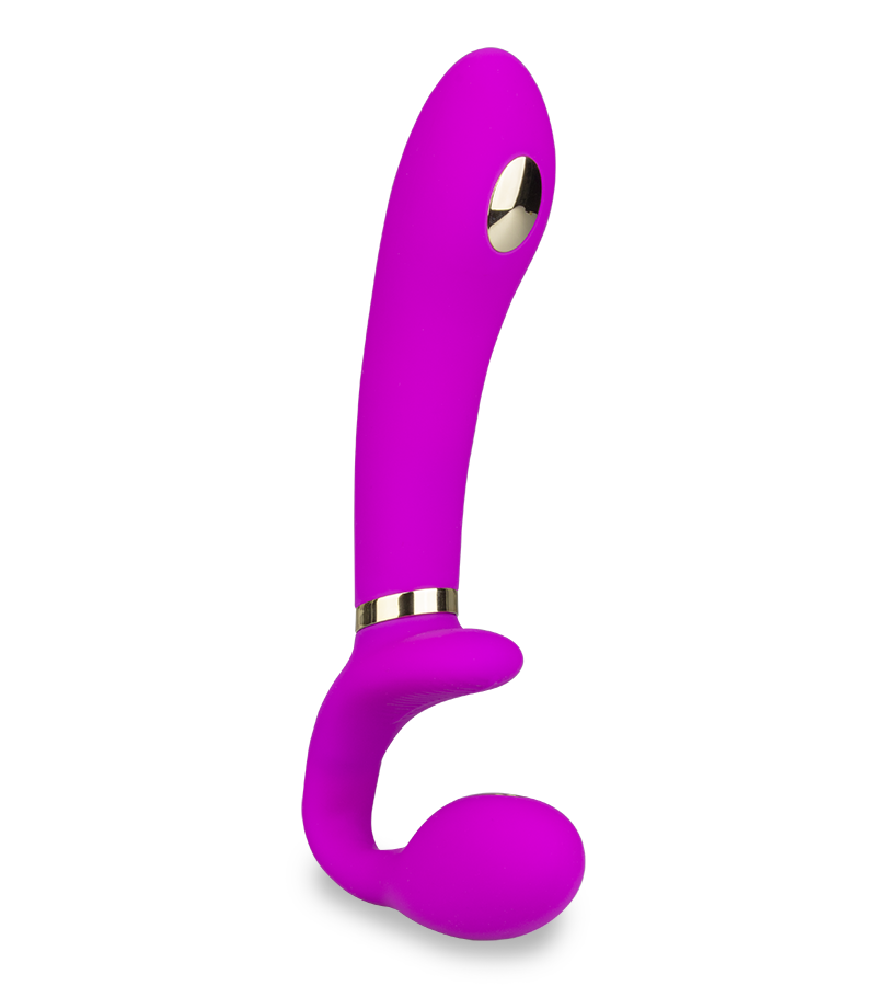 Authority vibrating estim strap on