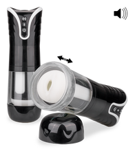 Load image into Gallery viewer, Automatic vibrating and thrusting masturbator