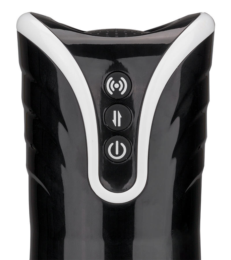 Automatic vibrating and thrusting masturbator