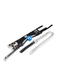 Load image into Gallery viewer, Ball gag and leather collar